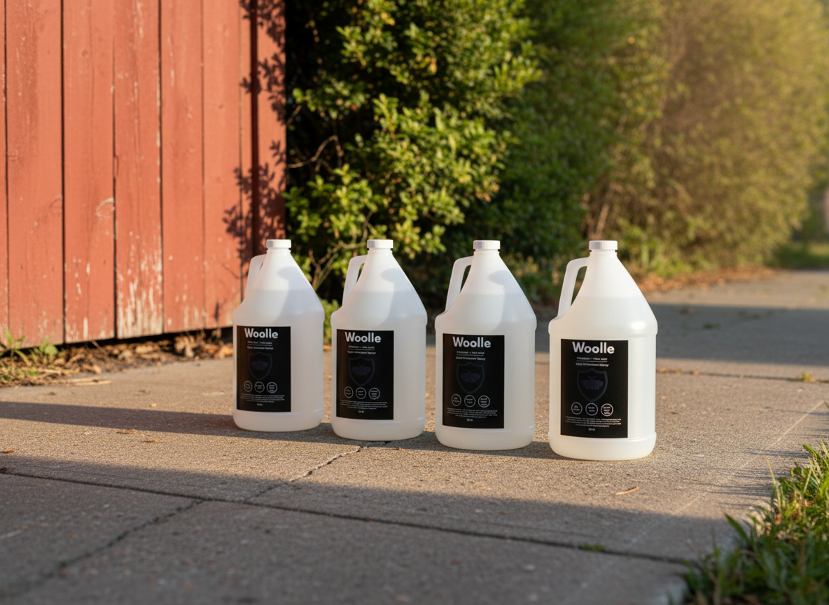 Woolle Moth Prevention Concentrate, 4-gallon bulk case for wool and textile protection