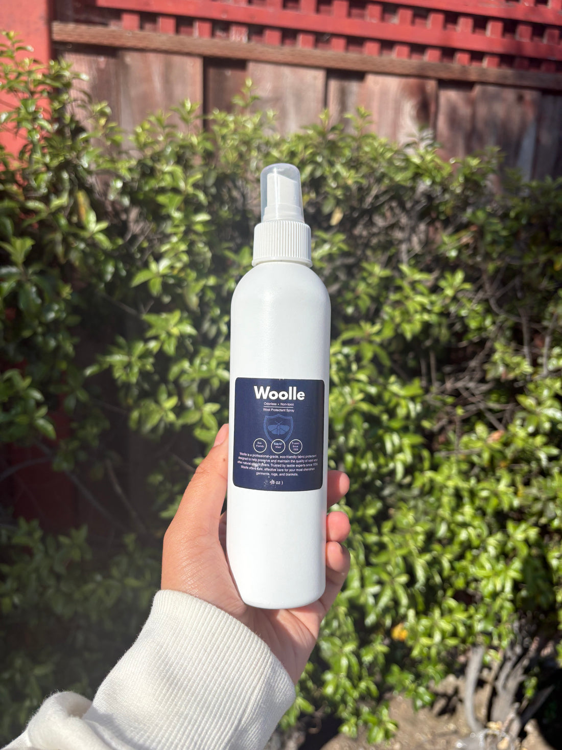 Woolle Natural Moth Repellent Spray, 8oz bottle for wool and textile protection