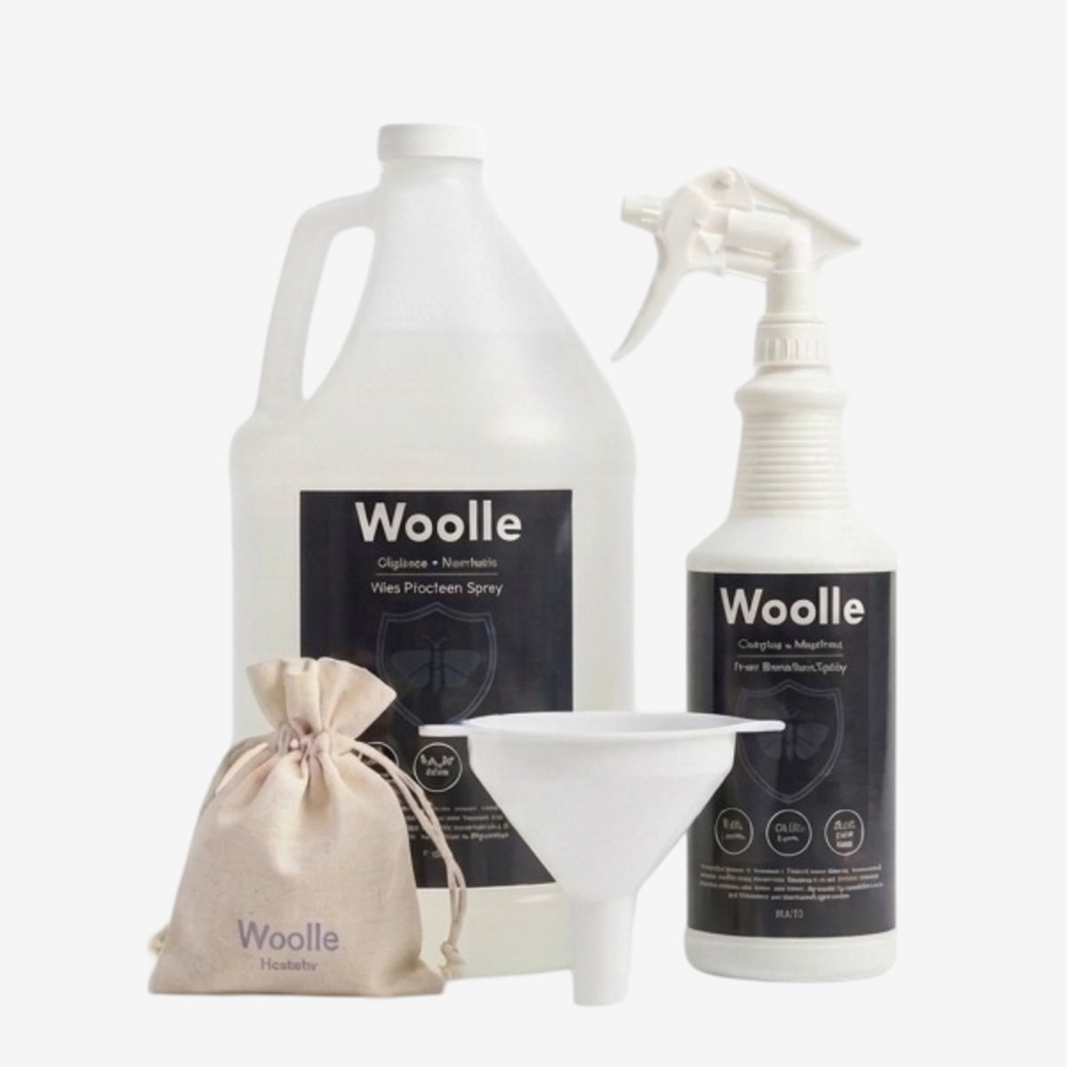 Woolle Moth Prevention Kit, one gallon kit for wool and textile protection